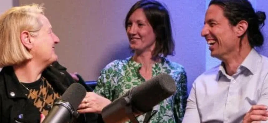 Opname van de Werkwaarde Podcast in de studio