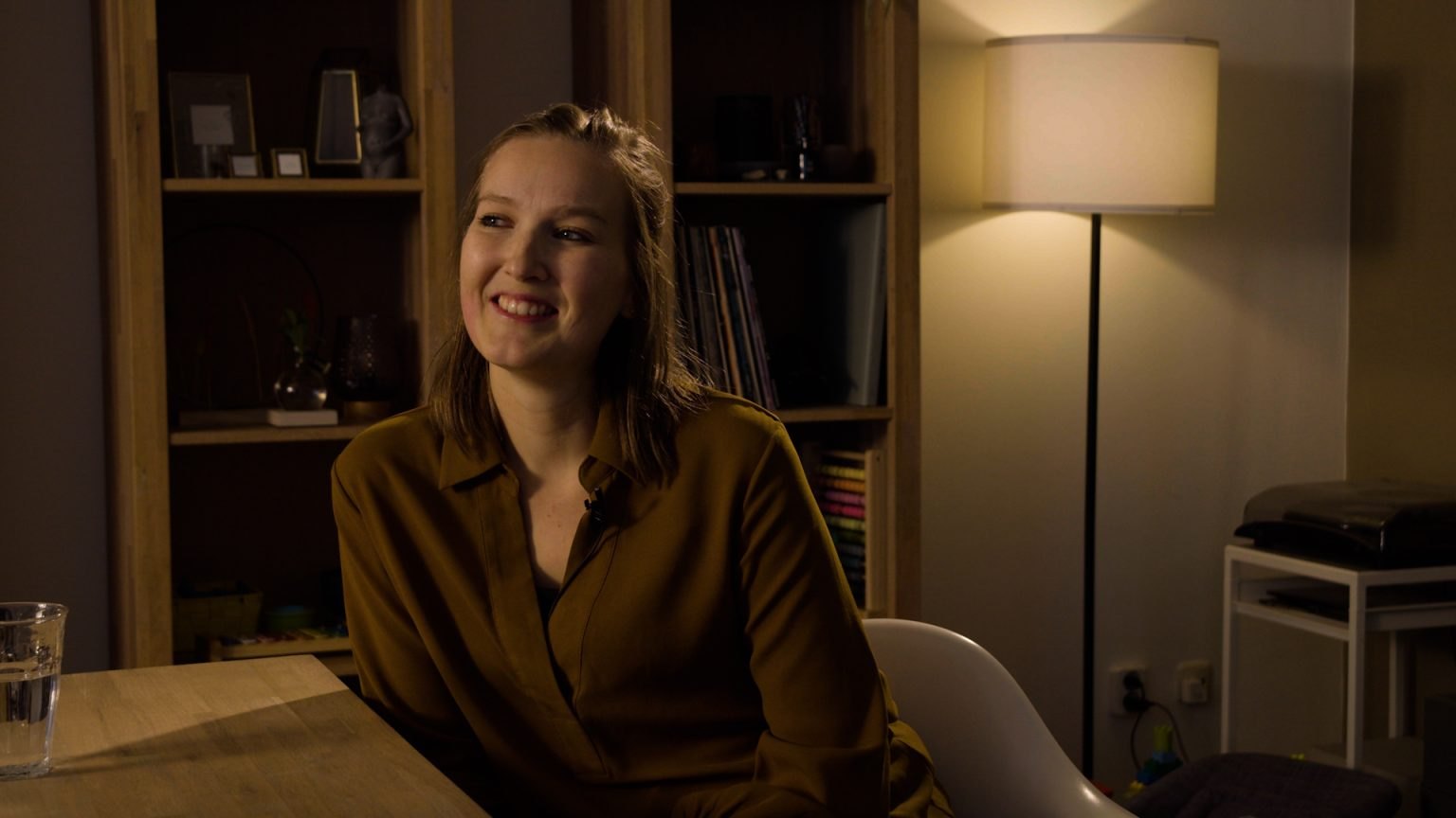 Nickey de Haan tijdens de opname van haar levensfilm