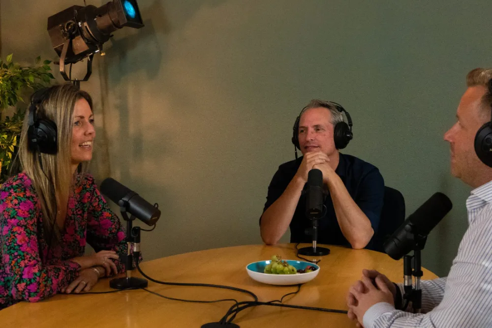 Videopodcast opnemen in de studio