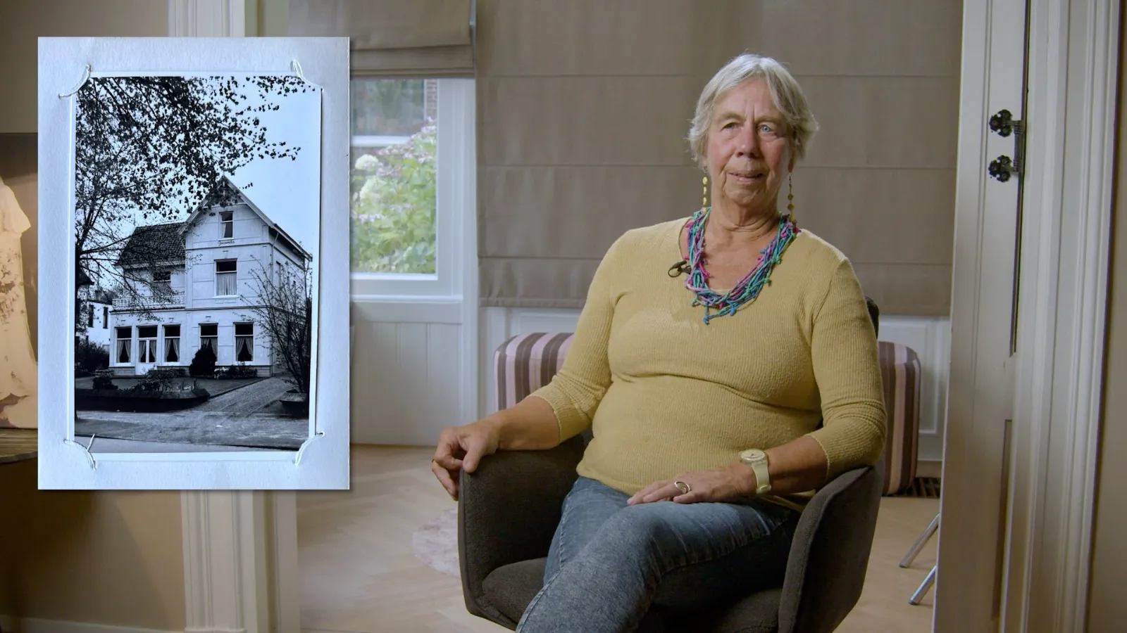 De opname van het familieportret van de familie Born