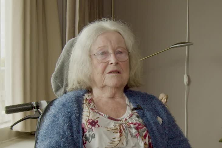 De opname van het videoportret van Corrie Moltmaker