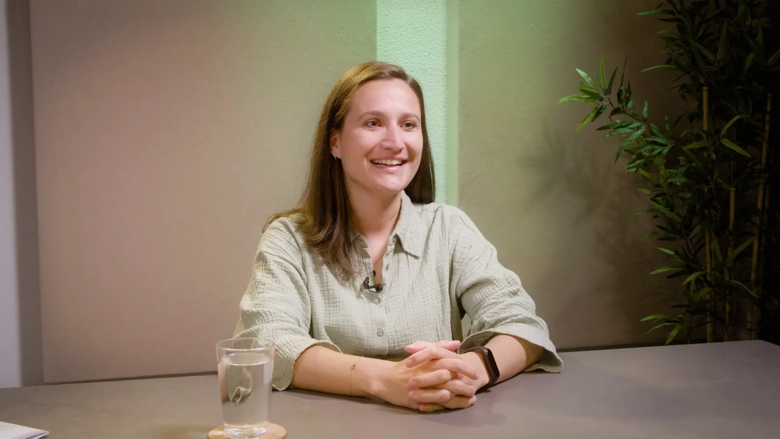 Merel Verzijden tijdens de opname van haar levensfilm